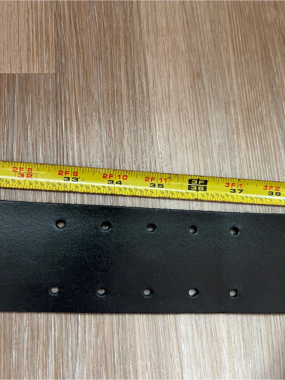 Talbots Black Wide Leather Belt Brass Buckle Braided Accent Medium women’s - Picture 3 of 4